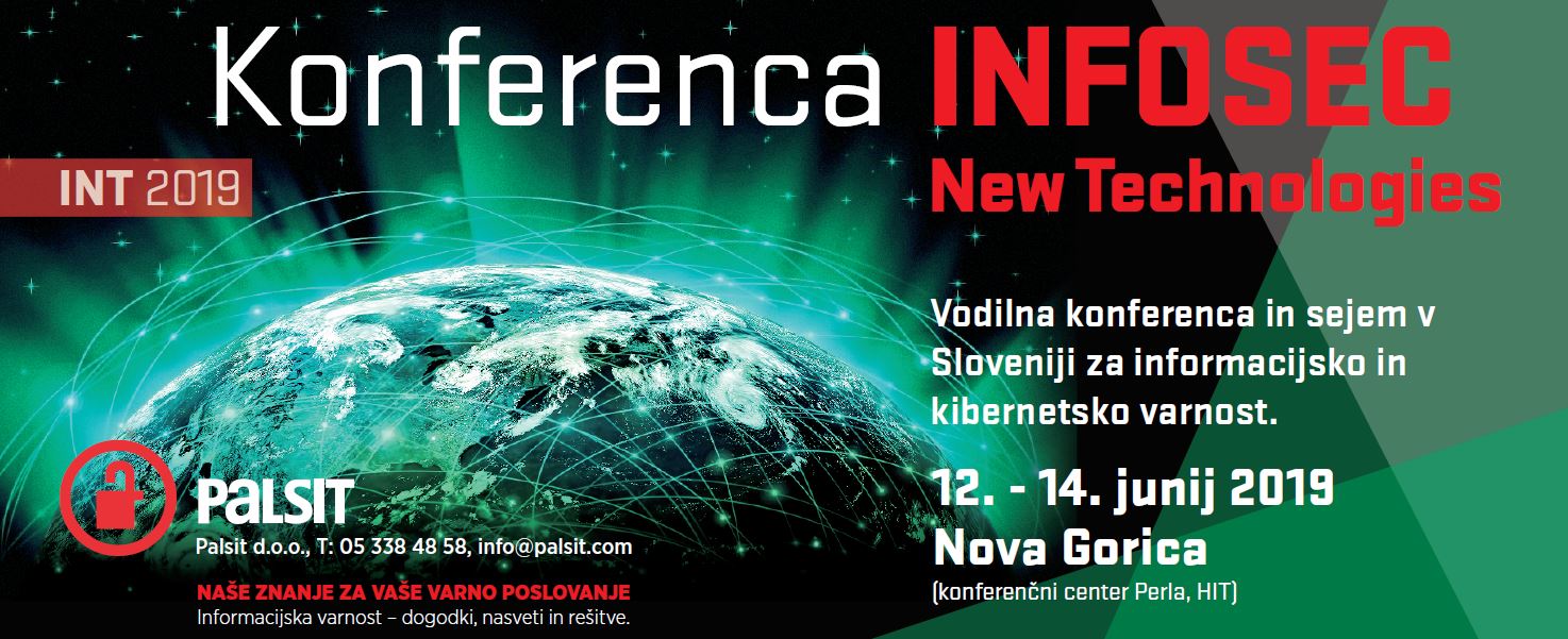 Vabljeni na konferenco Infosec New Technologies!
