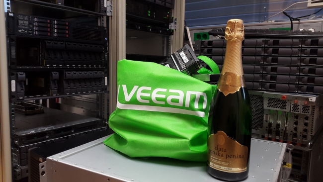 A gold medal for Veeam status