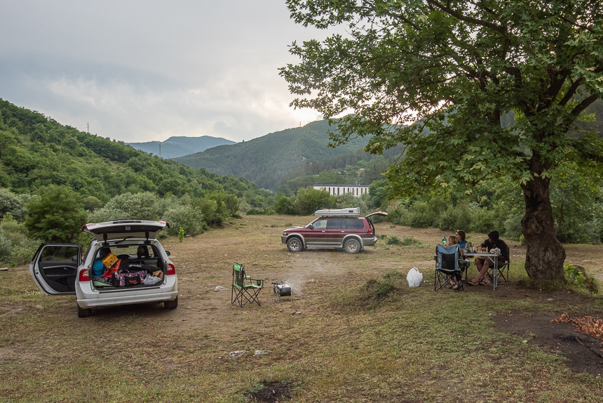 Divje kampiranje je v Albaniji povsem sprejemljivo. Kaj dosti kampov tako ali tako ni.
