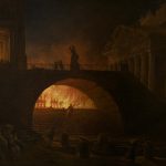 Veliki oganj v Rimu - Hubert Robert